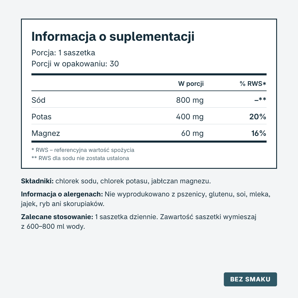 SALTE Unflavored | 30 saszetek