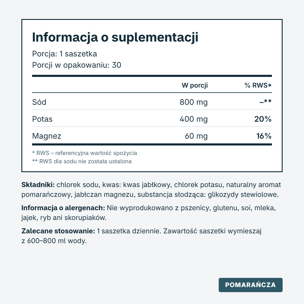 SALTE Orange | 30 saszetek