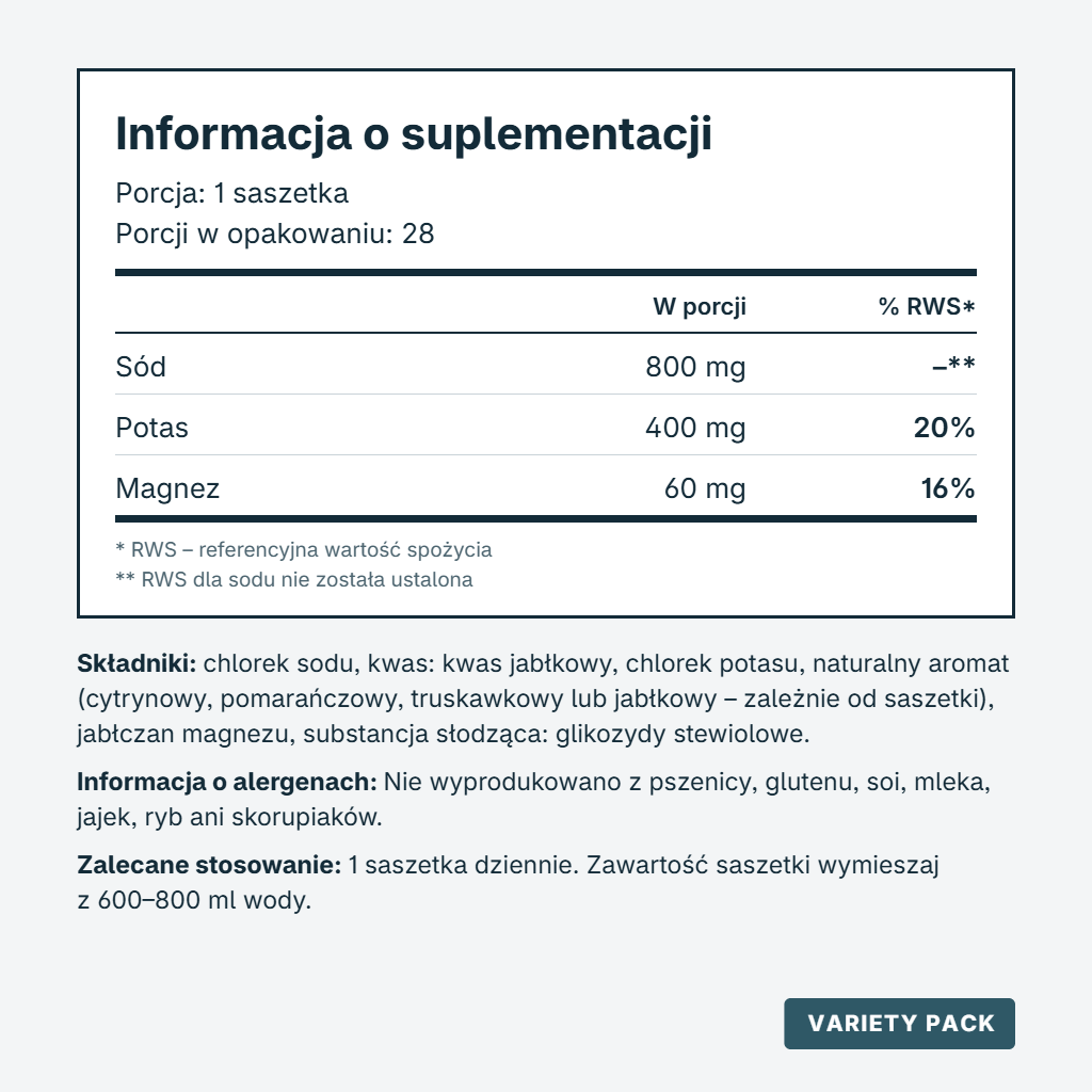 SALTE Variety Pack | 28 saszetek