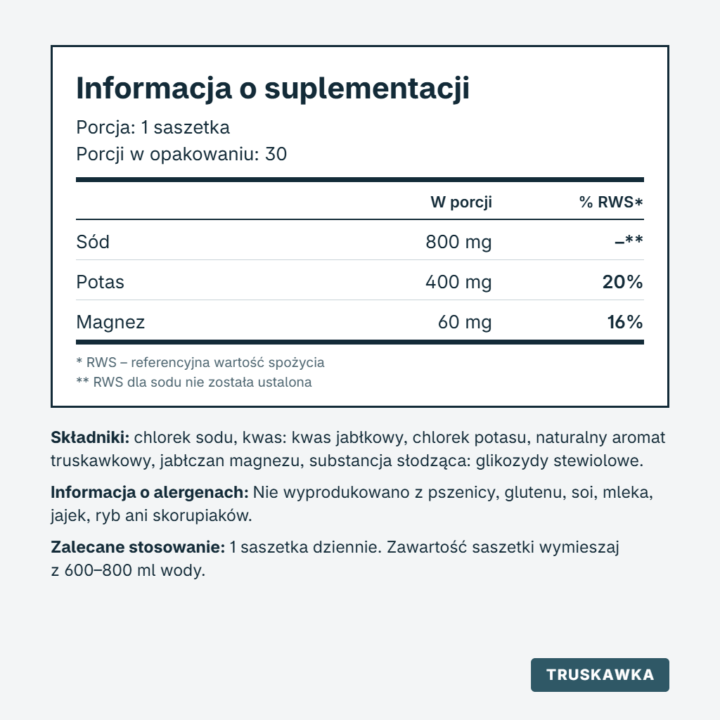 SALTE Strawberry | 30 saszetek